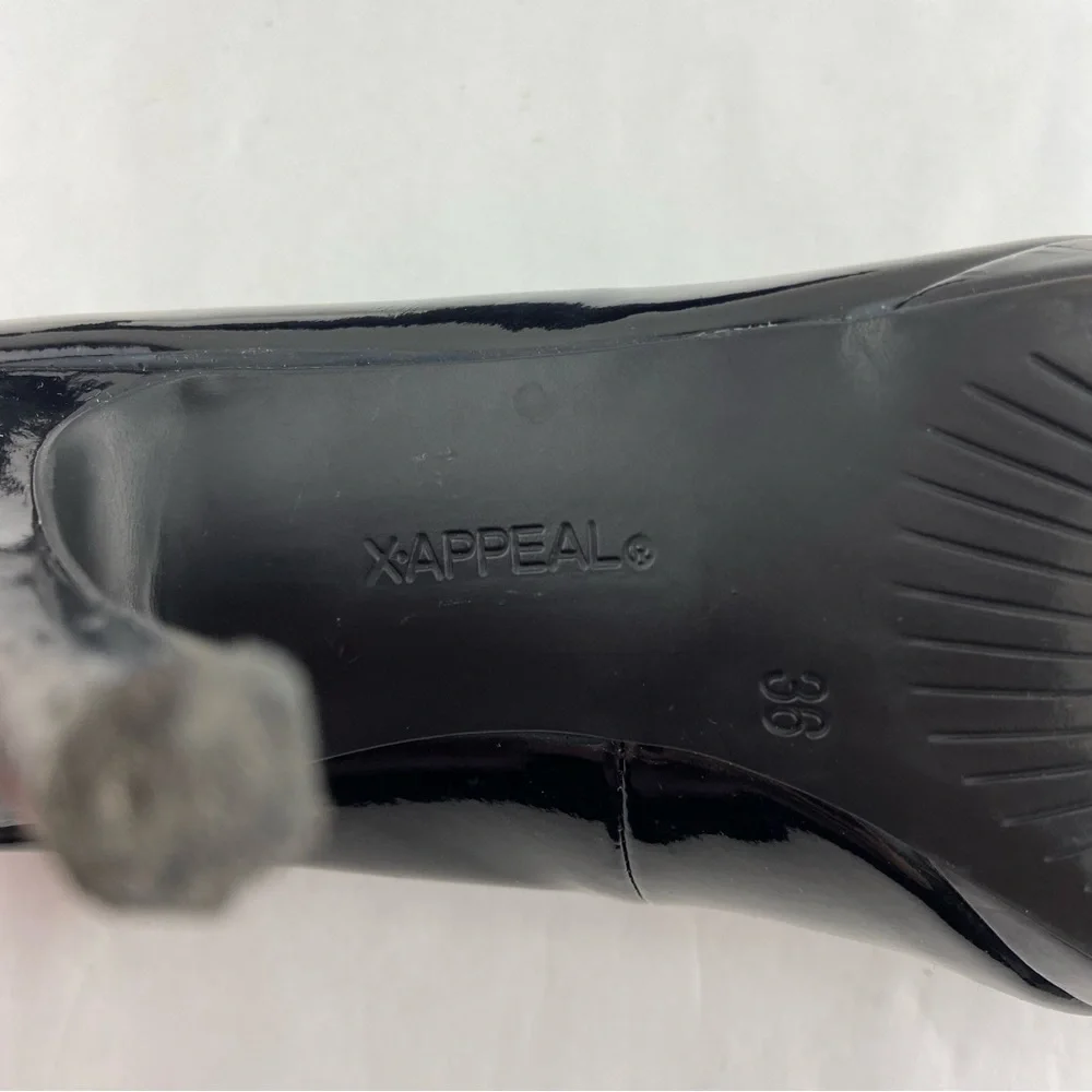 Xappeal Black Patent Leather Heels - Picture 7 of 11